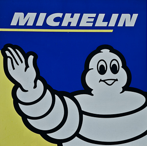 old Michelin sign